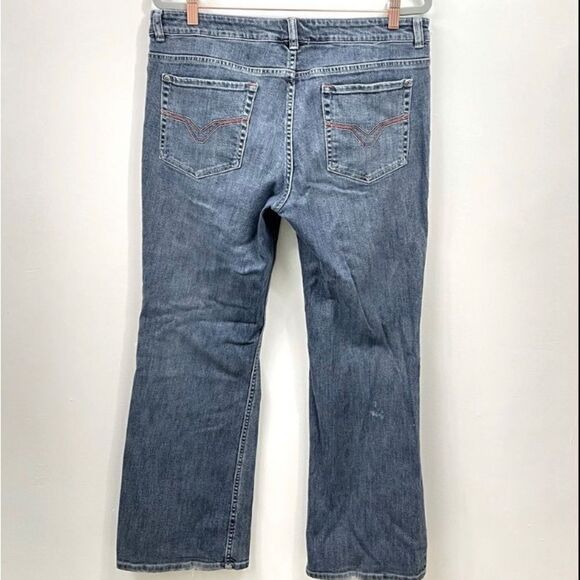 Harley Davison wide leg Jeans 36 L/XL distressed hem. - Picture 1 of 6